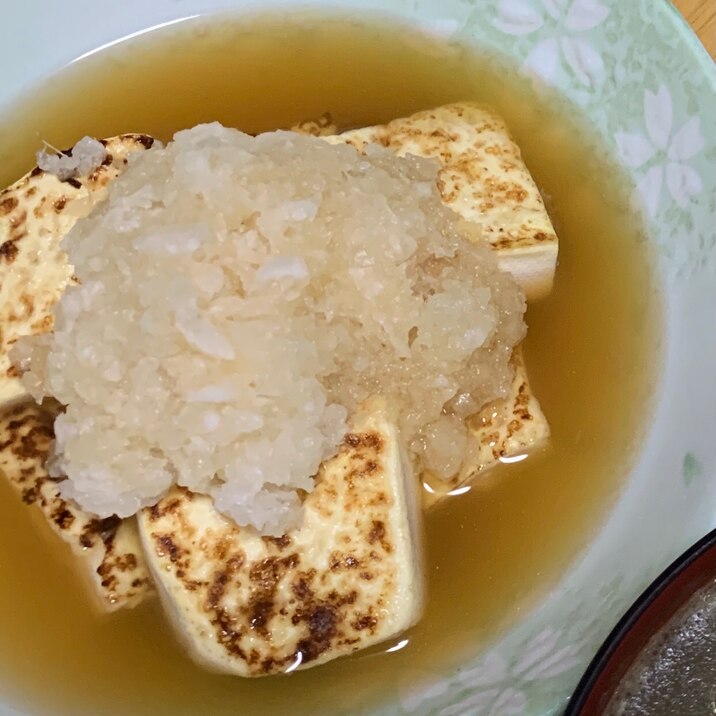 焼き豆腐のおろしだし